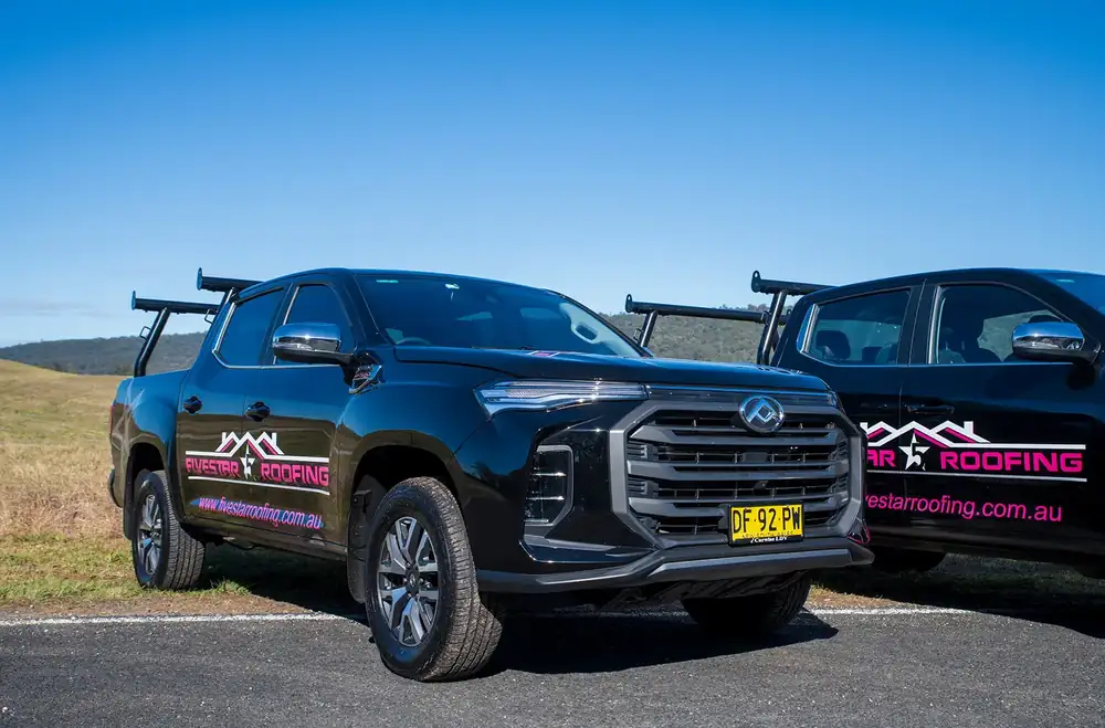 Five Star Roofing fleet